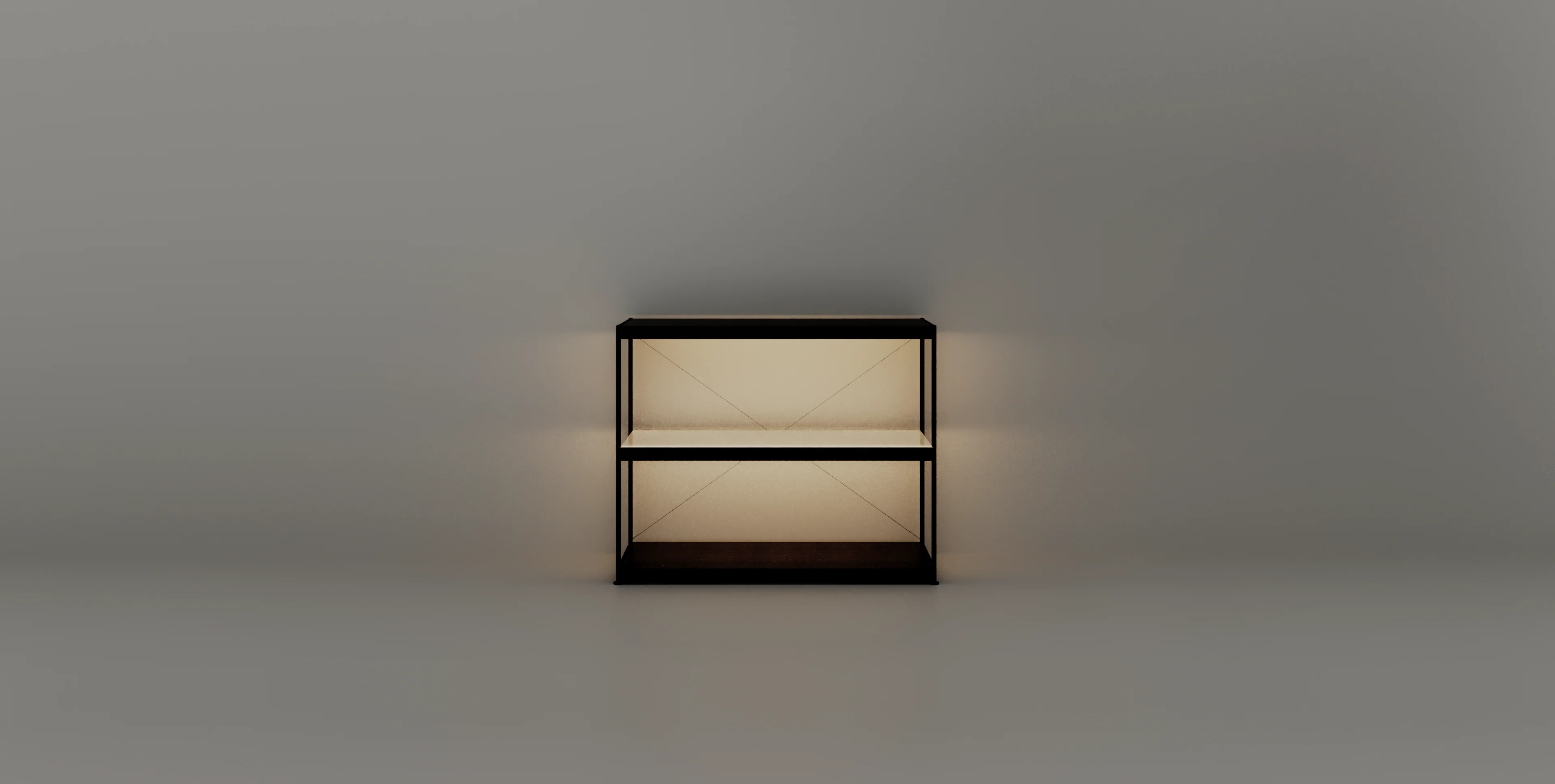 GERA Item in dunklem Raum.