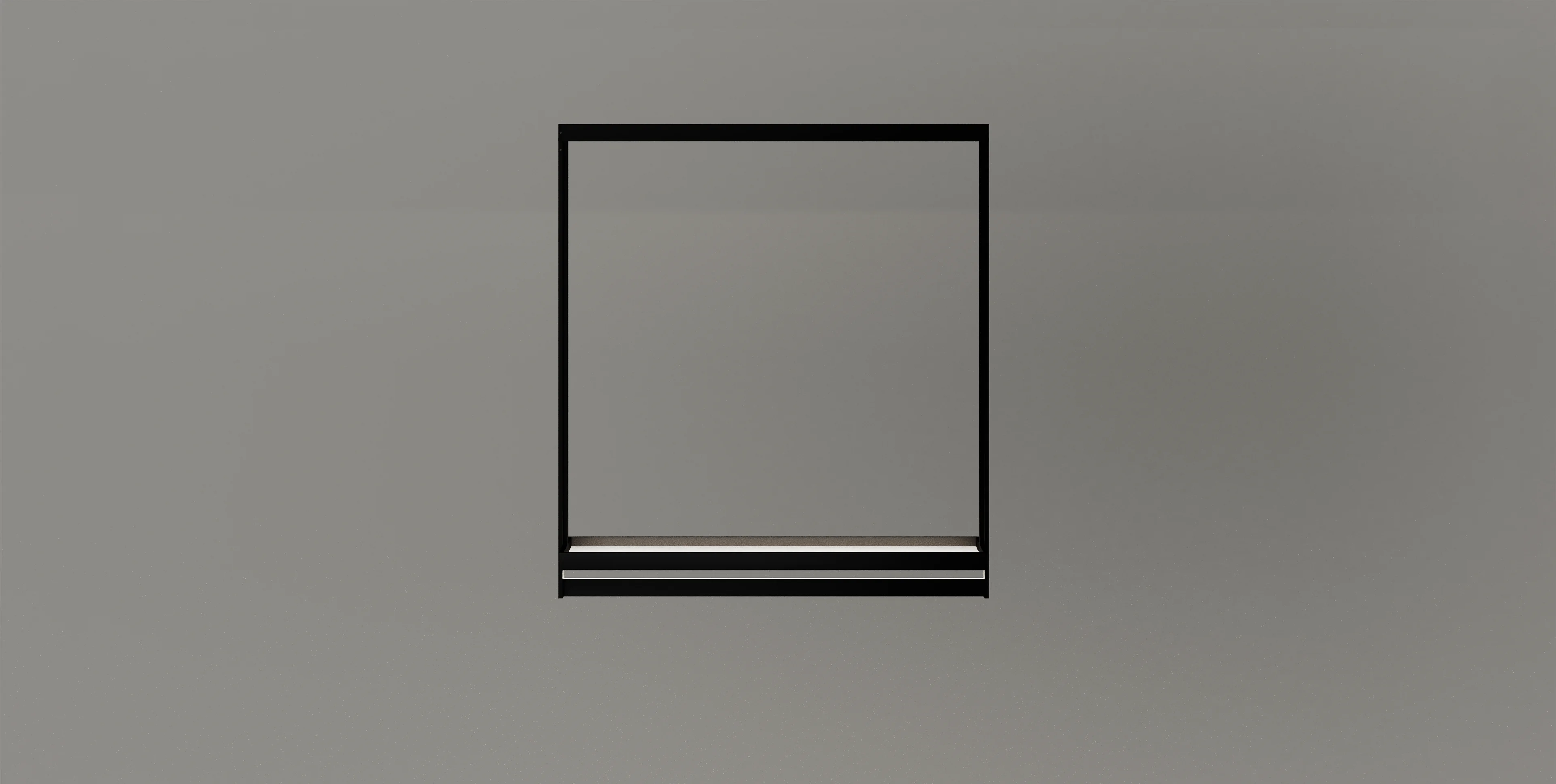 Lichtbrücke GERA Lucina in einem minimalistischen abgedunkelten Raum.