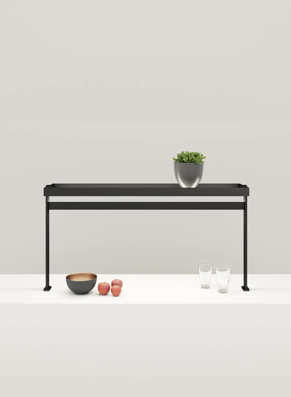 Lichtbrücke GERA Lucina Up in hellem Raum.